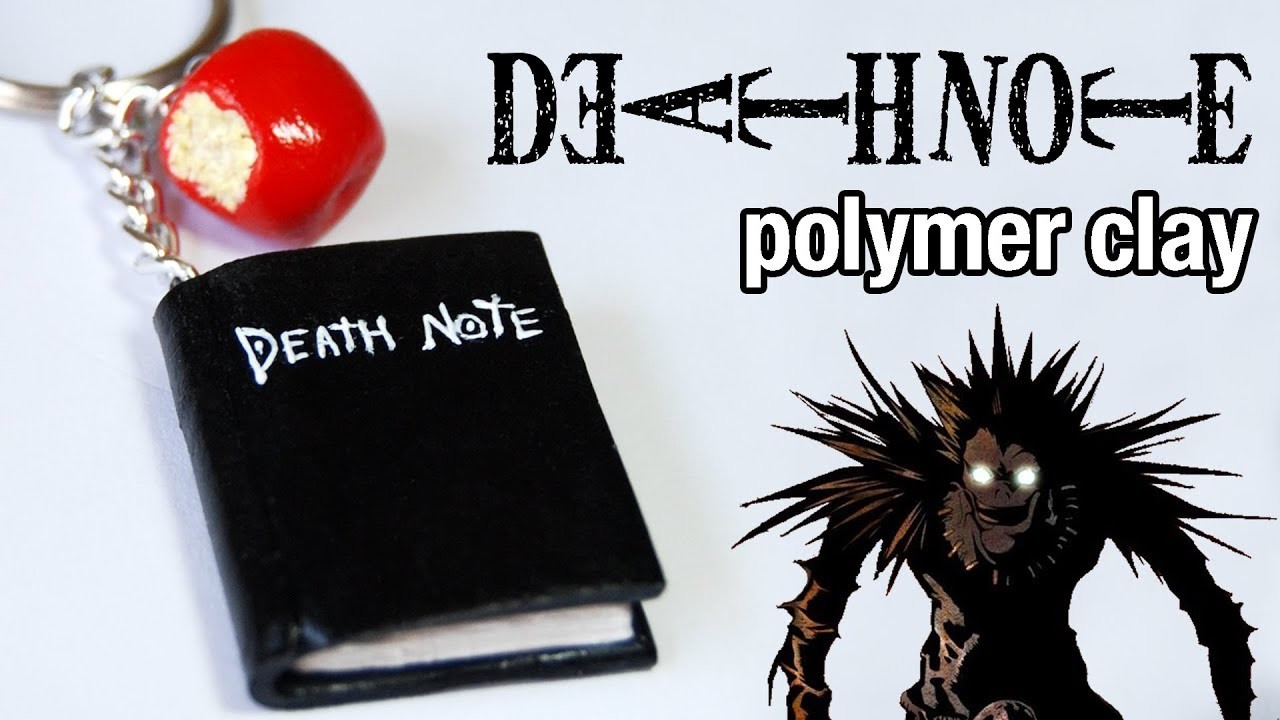 Llavero Death Note || Arcilla Polimérica