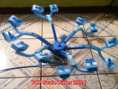 Maqueta Atracción del Pulpo- Spider Thrill Ride Model