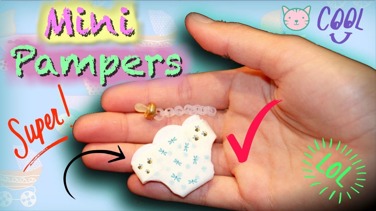 Mini Diaper, Mini Pañales , Mini Pampers ❤ Maria Camila ❤
