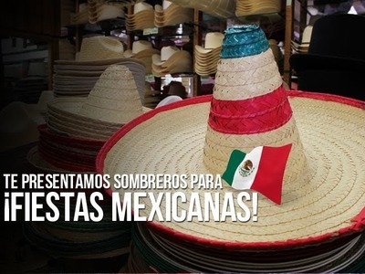Sombreros para ¡fiestas mexicanas!