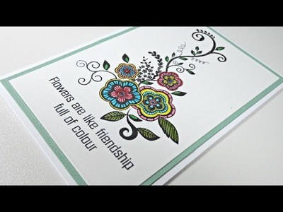 Tarjeta "Flor de la Amistad" | Cardmaking