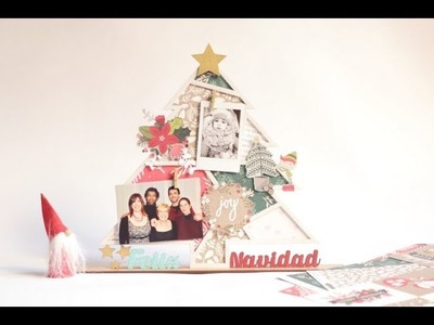 Tutorial decoracion navidad scrapbooking