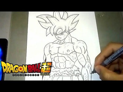 Como dibujar a Goku Ultra Instinto. How to draw Goku Ultra Instinct