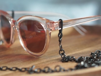 Cómo hacer un sujetador para lentes, con perlas o cadenas - DIY