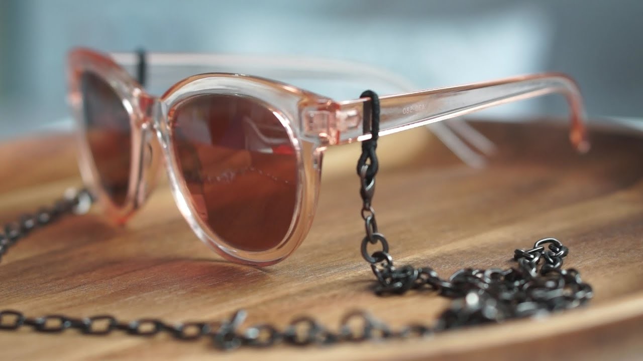 Cómo hacer un sujetador para lentes, con perlas o cadenas - DIY
