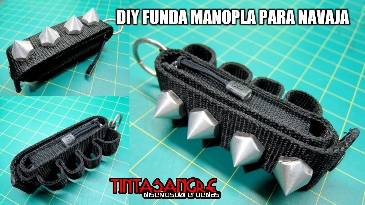 DIY FUNDA MANOPLA PARA NAVAJA - TUTORIAL TINTASANGRE