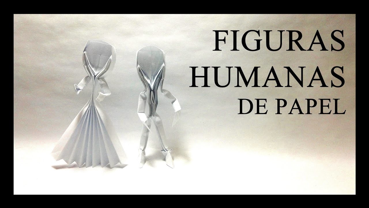 Figuras Humanas de Papel para el Origami Waltz - Tutorial de Aronny Pivaral ????????