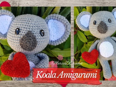 Koala Amigurumi a crochet | Koala tejido paso a paso