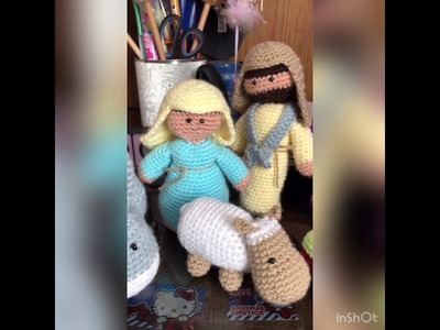 Nacimiento tejido en crochet