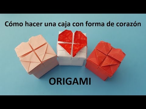 ????????????Origami CAJA de CORAZÓN???????????? de papel | Cajitas de Origami FÁCIL✅