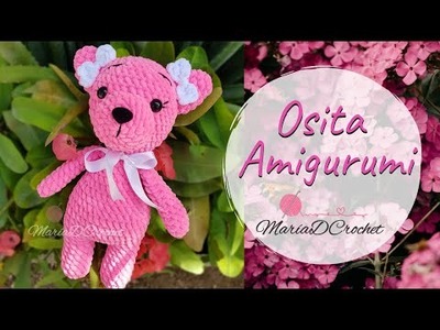 Osita Amigurumi a crochet |  Osa tejida a mano MariaDCrochet