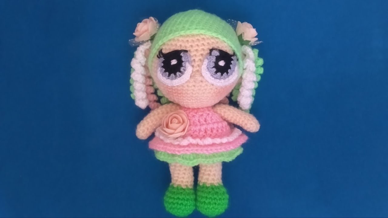 Bambola Lol Surprise (Parte 1) Amigurumi Tutorial - Muñeca Lol Crochet - Doll Crochet