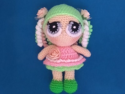 Bambola Lol Surprise (Parte 2) Amigurumi Tutorial - Muñeca Lol Crochet - Doll Crochet