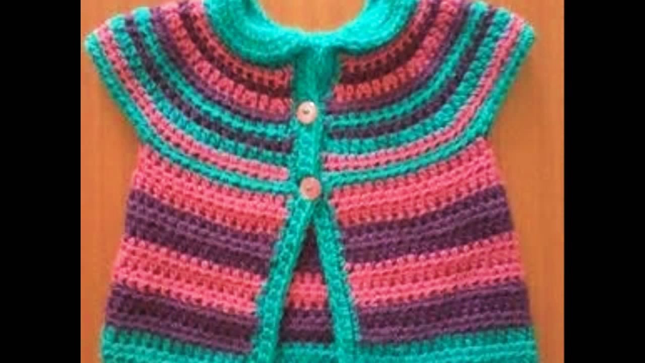 Chaleco para bebe tejido a crochet ♥️ Divinos????!!!!