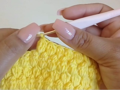 Como hacer el punto piña || punto garbanzo y pop corn a crochet