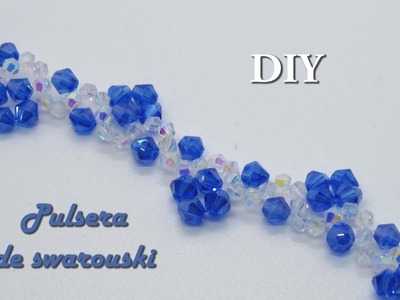 DIY-Como hacer una pulsera de swarouski - How to make a swarovski bracelet