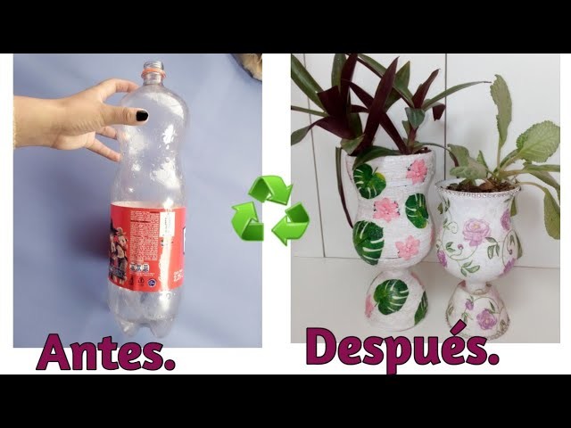 Diy,  No Tires Las BOTELLAS PLÁSTICAS
