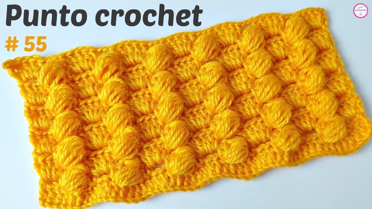 Punto fantasía a crochet # 55 | Handwork Diy