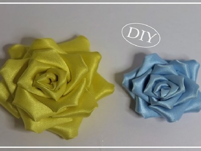 Rosa de listón #2 - Tutorial - DIY - AnabelMonGar