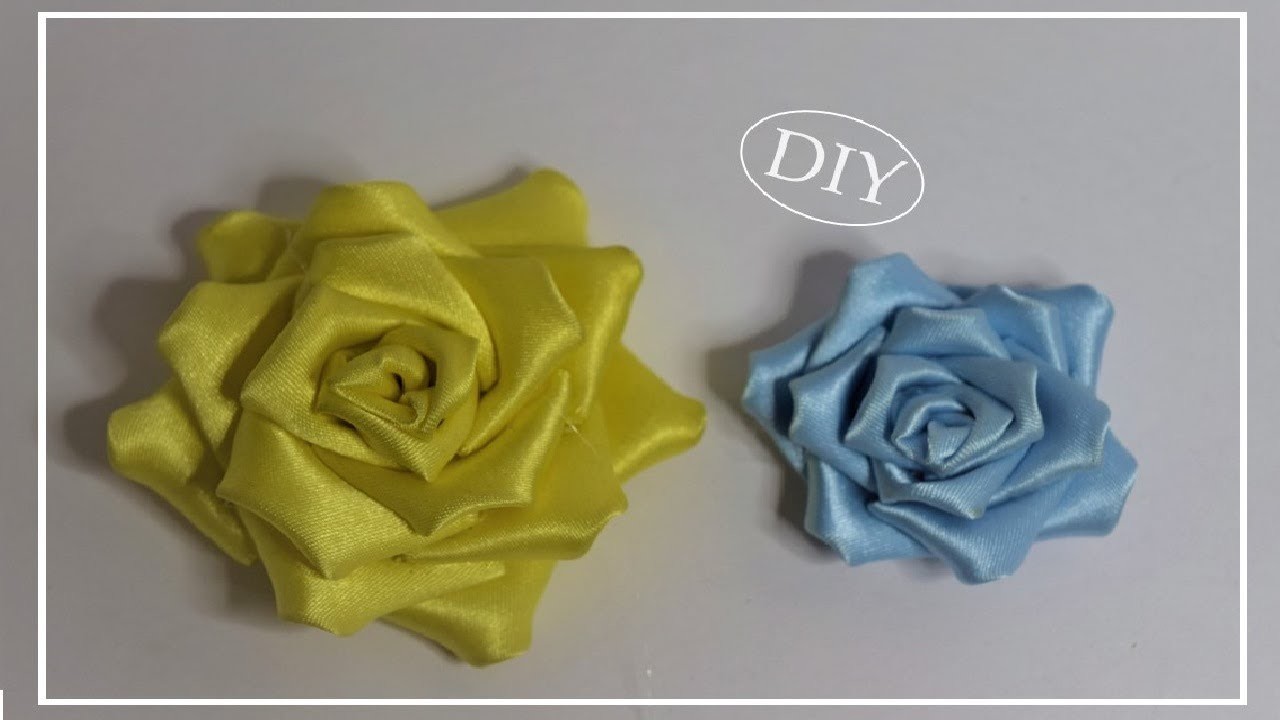 Rosa de listón #2 - Tutorial - DIY - AnabelMonGar