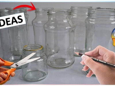5 Manualidades Fáciles y Rápidas con frascos de vidrio