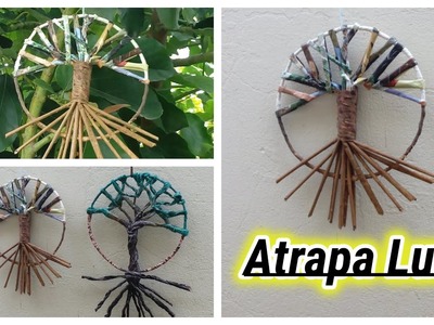 ❄️ Atrapasueños  ????5 Árbol de la Vida en Papel ???? - Árvore da Vida - Tree of Life on Paper -