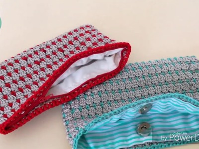 COMO FORRAR  BOLSO TEJIDO  a Crochet   #DIY