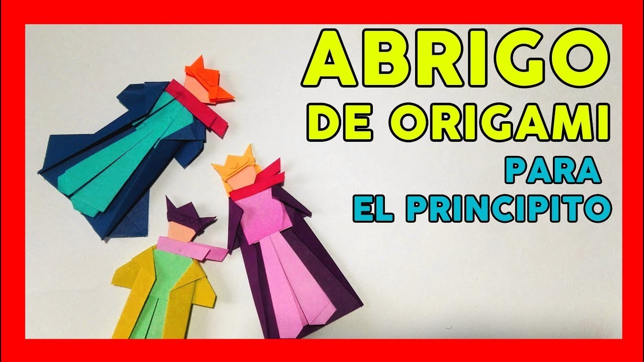 ¿Cómo hacer el abrigo de El Principito de origami? ▶️ Tutorial de Aronny Pivaral