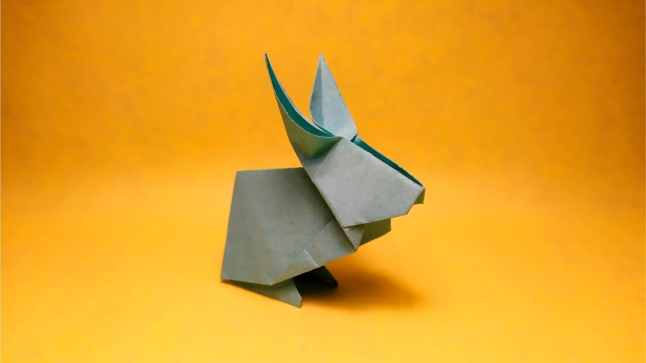Como hacer un CONEJO de ORIGAMI paso a paso???? | Tutorial de Origami | Papel doblado