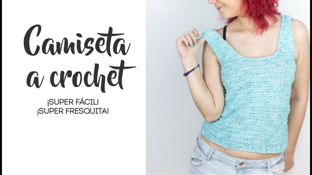 Cómo hacer una #camiseta a #crochet ¡FÁCIL!
