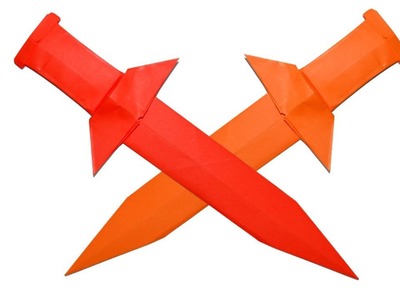 Como hacer una espada de papel - origami