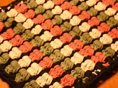 Crochet con Trapillo - Tutorial Alfombra Multicolor | Las Totoras Alfombras