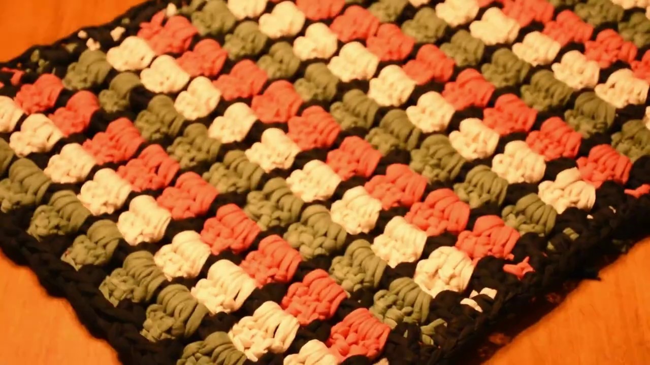 Crochet con Trapillo - Tutorial Alfombra Multicolor | Las Totoras Alfombras