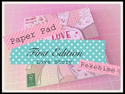 First Edition | Love Story | Bloc de Papeles Scrapbook