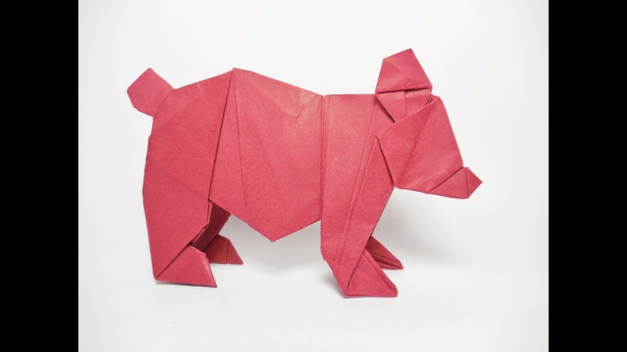Origami Bear Tutorial (Oso origami)