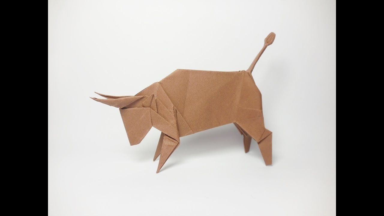 Origami Bull Tutorial (Toro Origami)