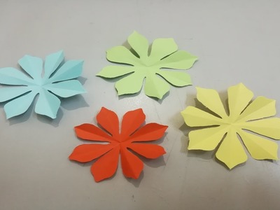 Origami - cómo hacer flor de papel - Diy flores de papel - Easy paper flowers