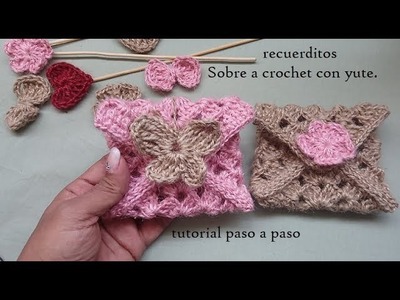 Sobre a crochet con yute (vídeo 3)