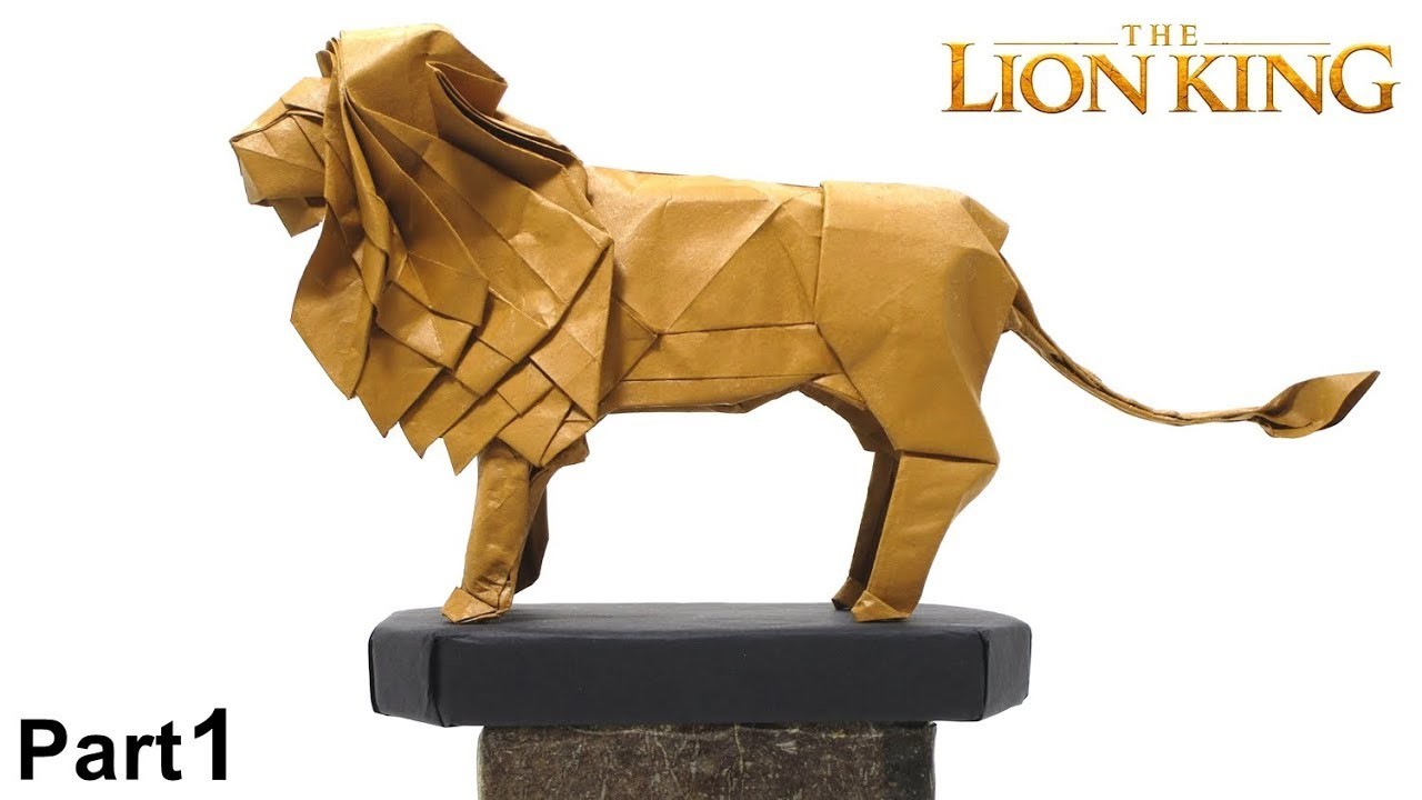 The Lion King Origami (Satoshi Kamiya) part 1