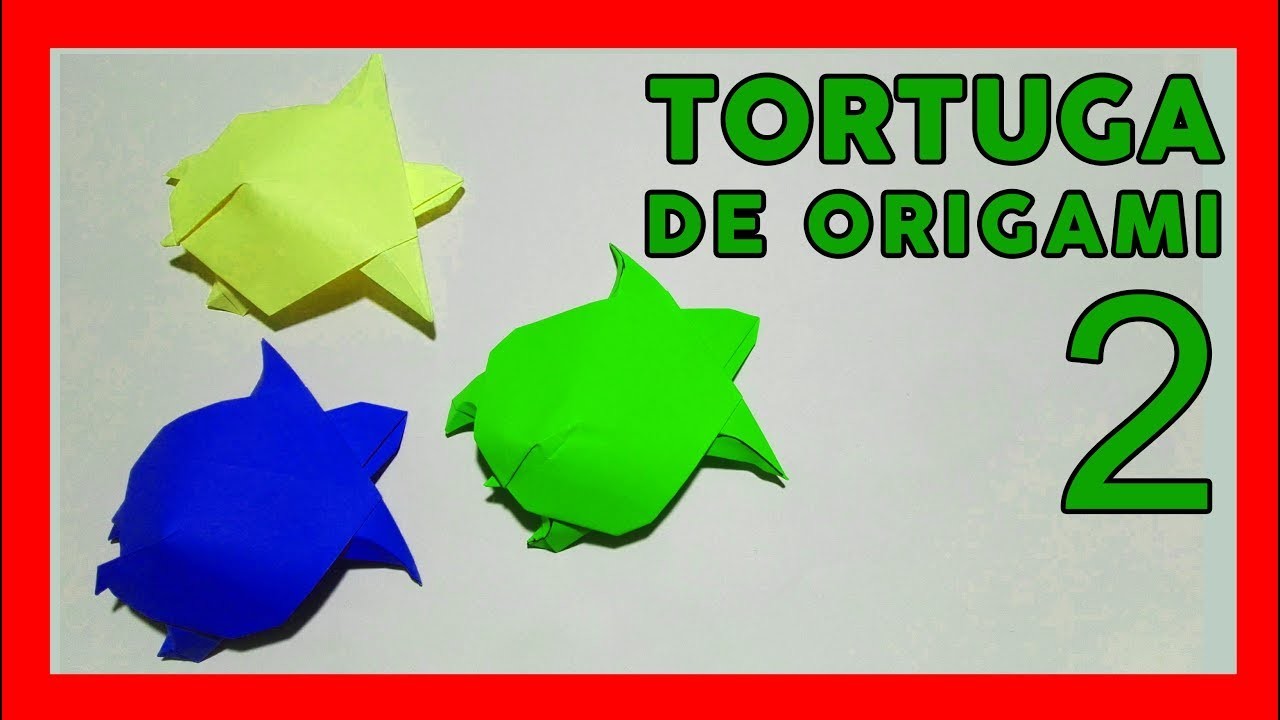 TORTUGA de origami No.2 ????  ▶️ Tutorial de Aronny Pivaral