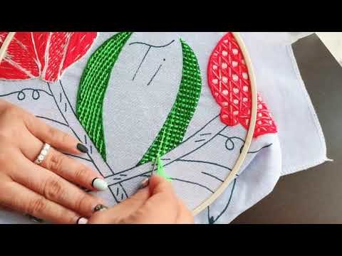 Bordado Fantasía Hojas largas 1