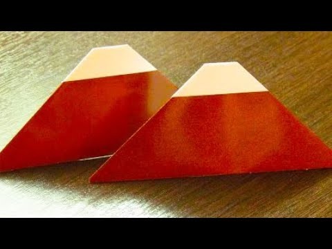Como hacer una MONTAÑA DE PAPEL | Origamis de papel paso a paso Super divertidos y faciles de hacer