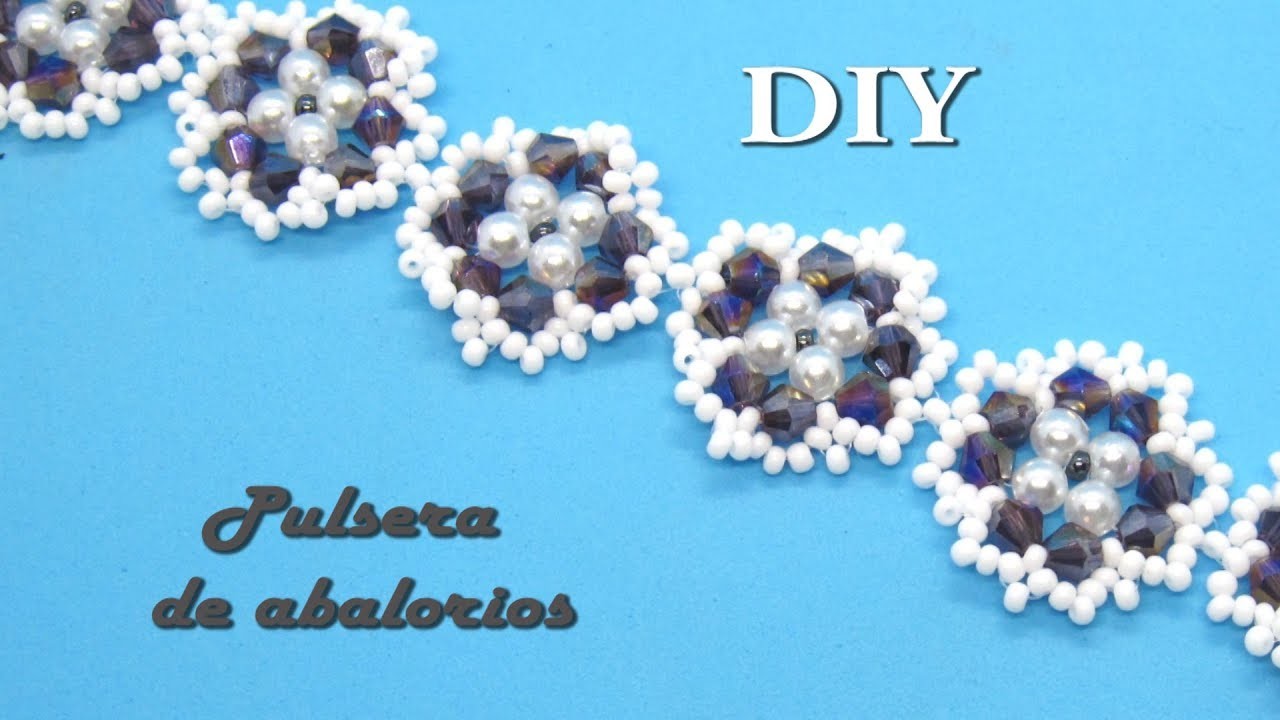 DIY - Como hacer una pulsera de abalorios How to make a beaded bracelet