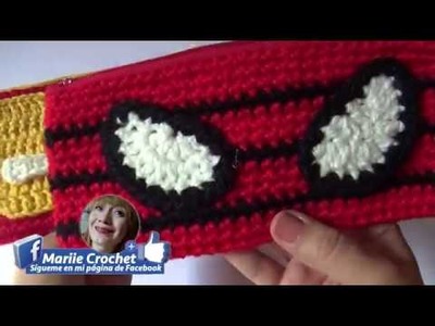 IronMan y SpiderMan  Estucheras Tejidas a Crochet