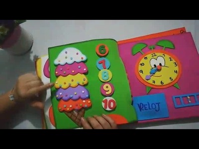 Libro sensorial en foamy (niños 4-6)
