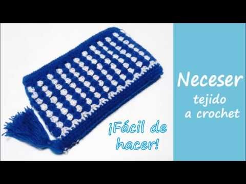 NECESER DE HILO A CROCHET | Fácil de hacer