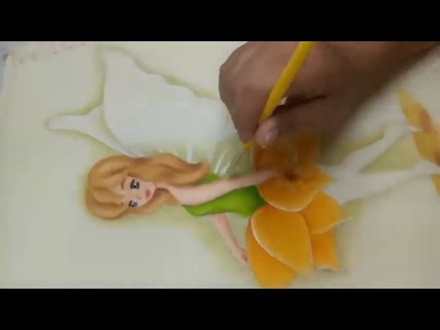 Como Pintar Una Hada Girasol