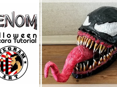 DIY Tutorial máscara de Venom | Halloween | Stevcrea & Makeupxcarol