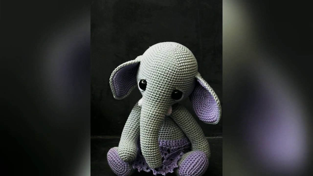 Elefante tejidos a crochet amigurumi ????????