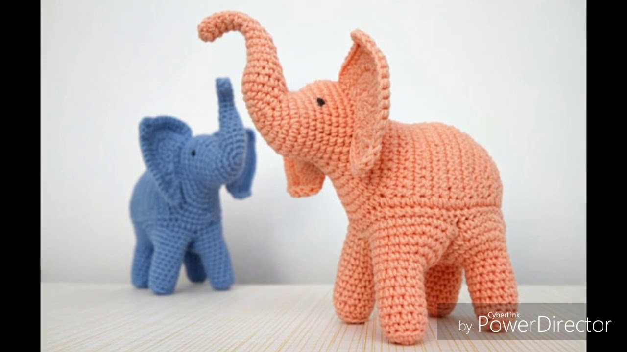 Elefantes amigurumi tejido a crochet elephant amigurumi